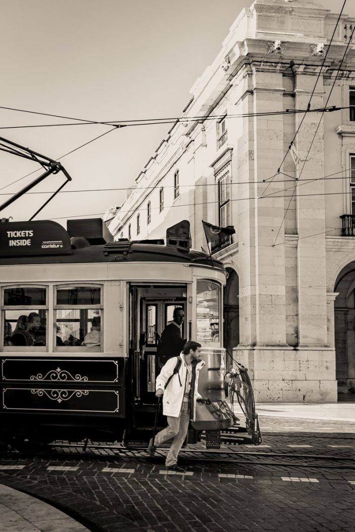 Lisbon old tram