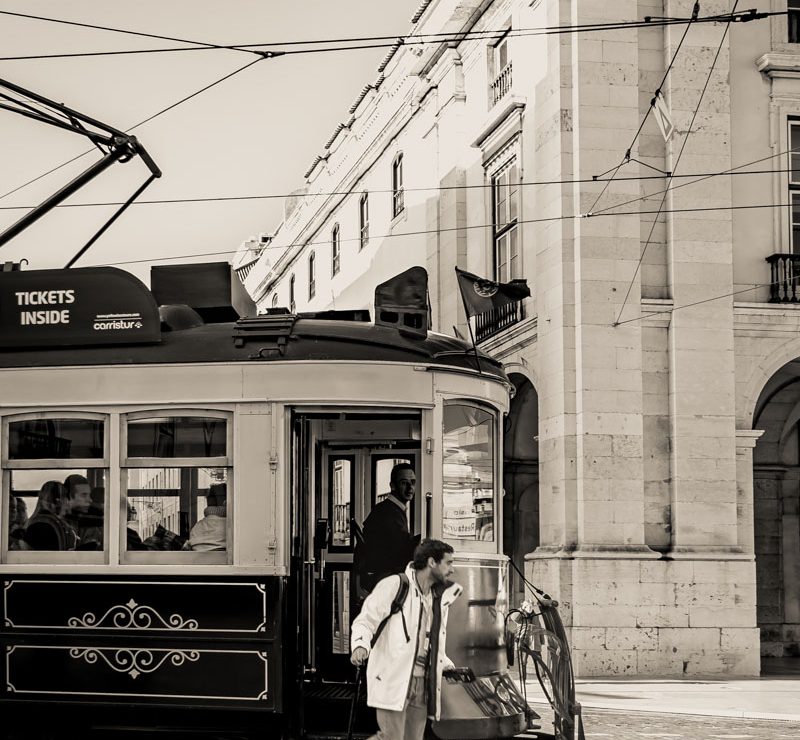 Lisbon old tram