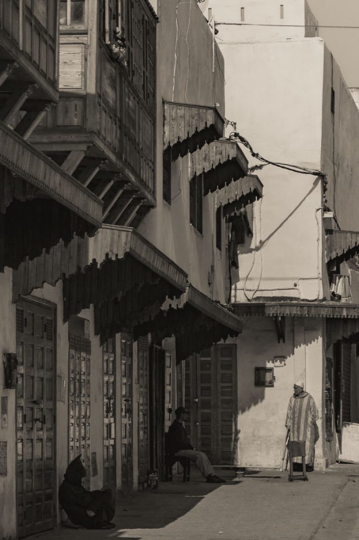 Narrow alleyway in Rabat