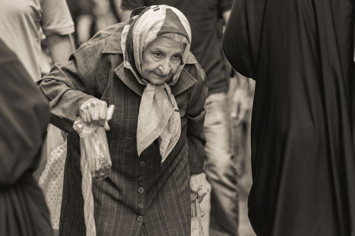 Old lady in the Tajrish bazar