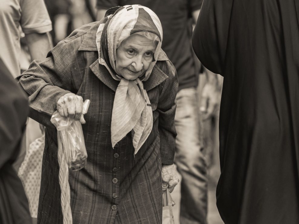 Old lady in the Tajrish bazar