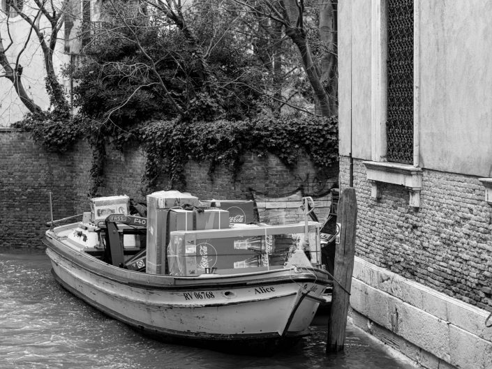 Venice transport boat
