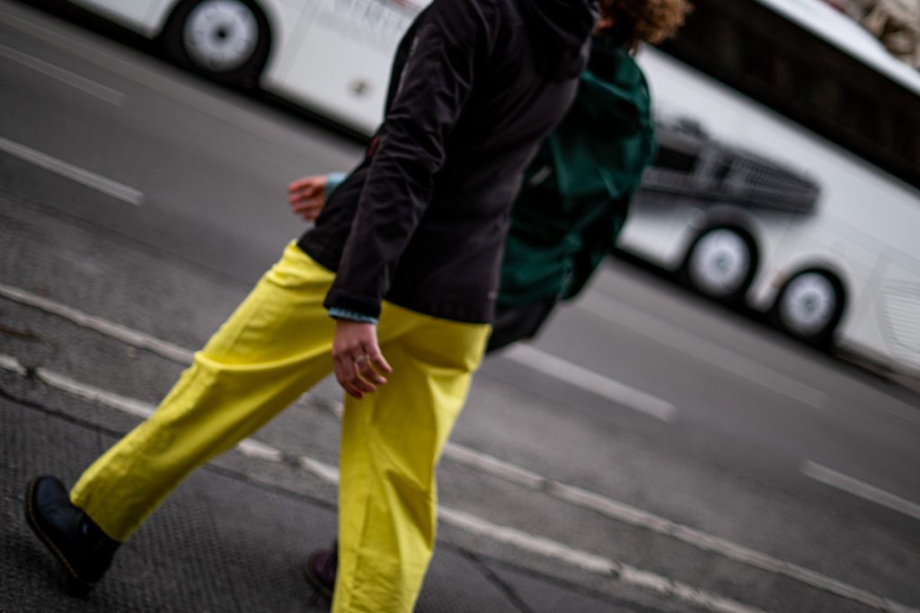 Colourful Overcast - yellow pants