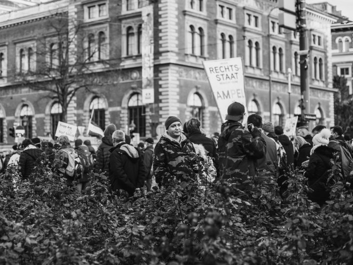 Demonstrators in Vienna