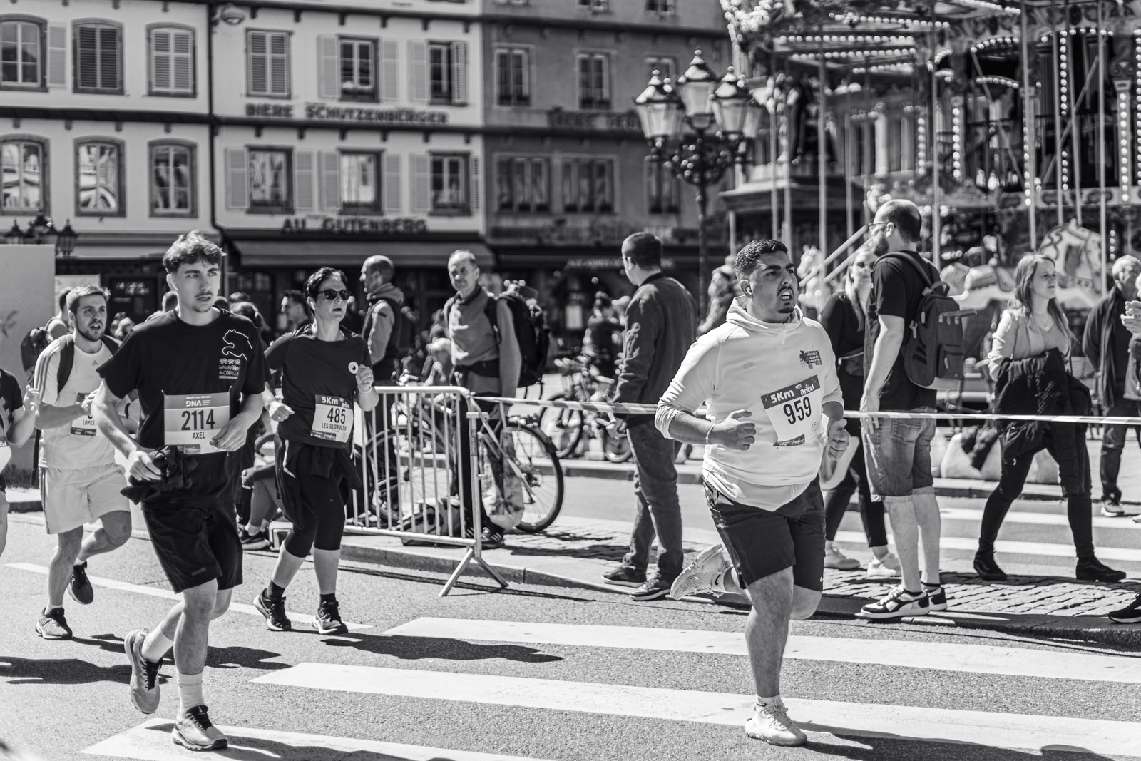 Run, run, run - Runners at the Strasbourg Marathon