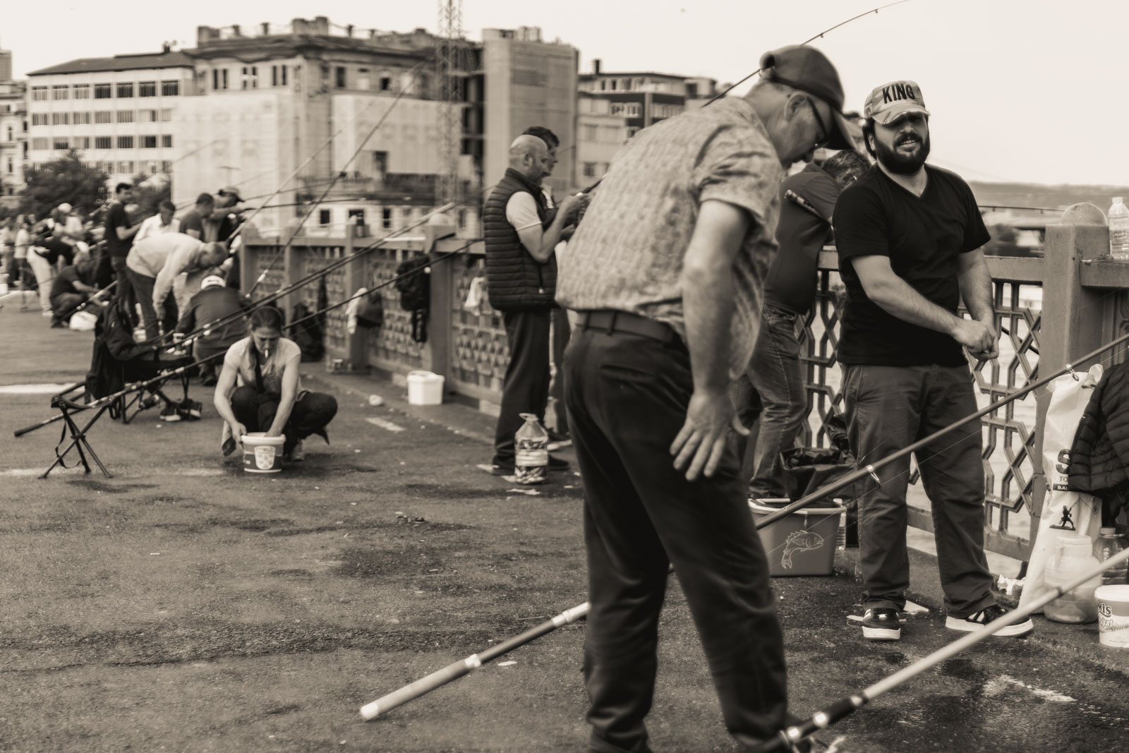 Fishermen at the Bosphorus
