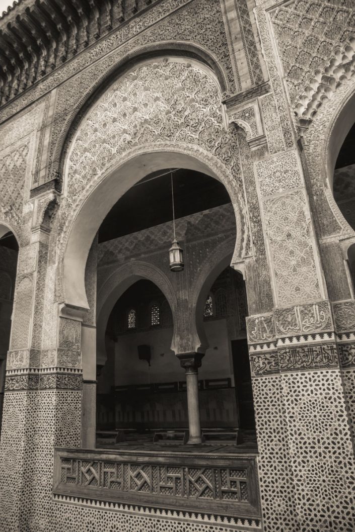 Entrance to a mosque in Fez