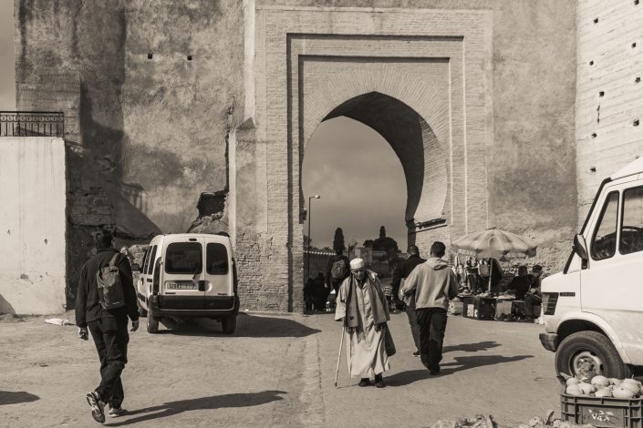 One of the entrances to the market in Fez