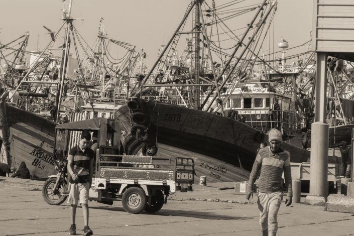 Fishing boats in Casablanca