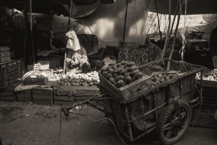 Vegetable seller in Fez