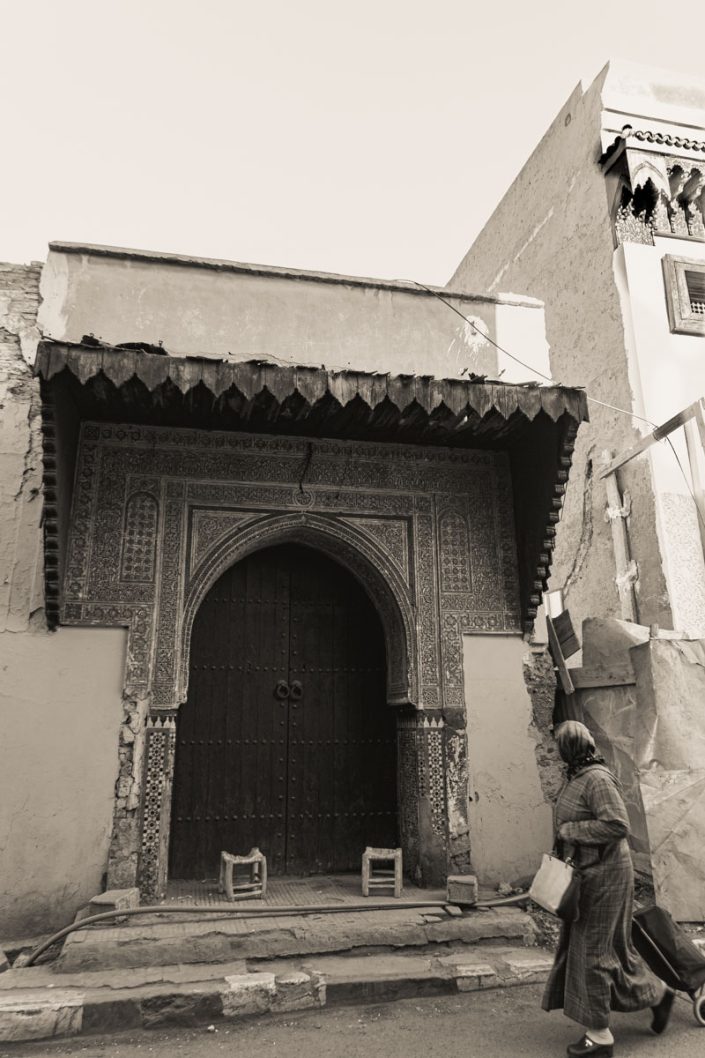 Woman walking in Marrakesh